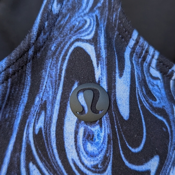 Lululemon Arise Bra Suminagashi *lululemon lab Serene Blue Size 4 - Picture 6 of 7